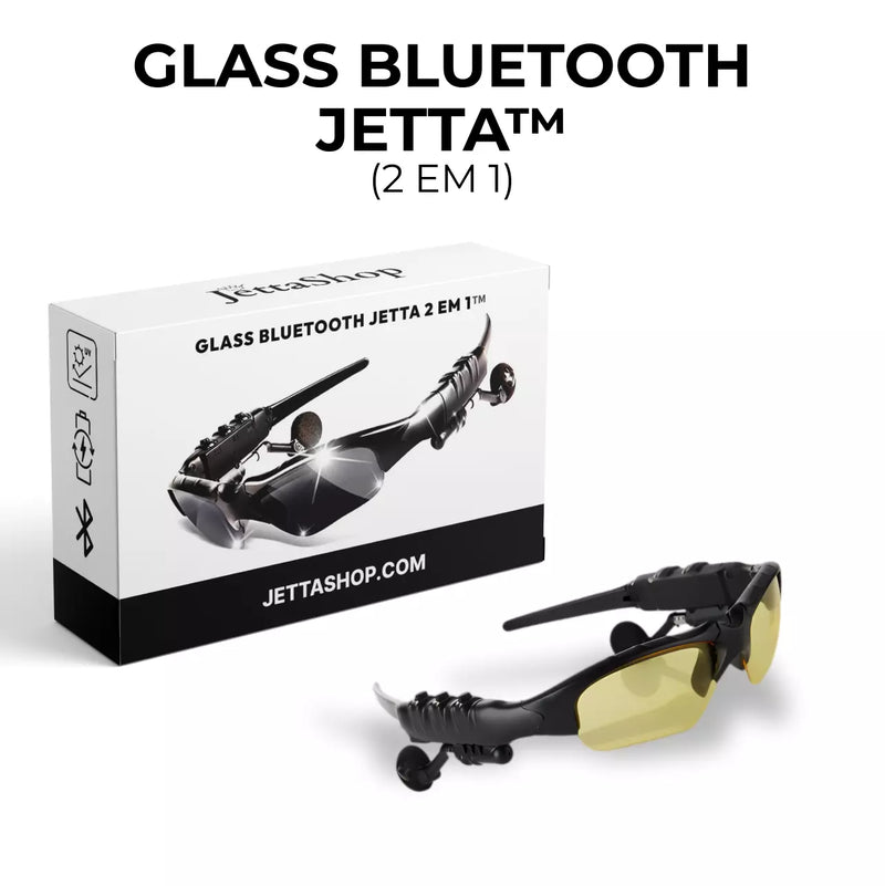 Óculos Glass Bluetooth Jetta 2 em 1™ - PROMOÇÃO IMPERDÍVEL SOMENTE ATÉ ÀS 23:59H