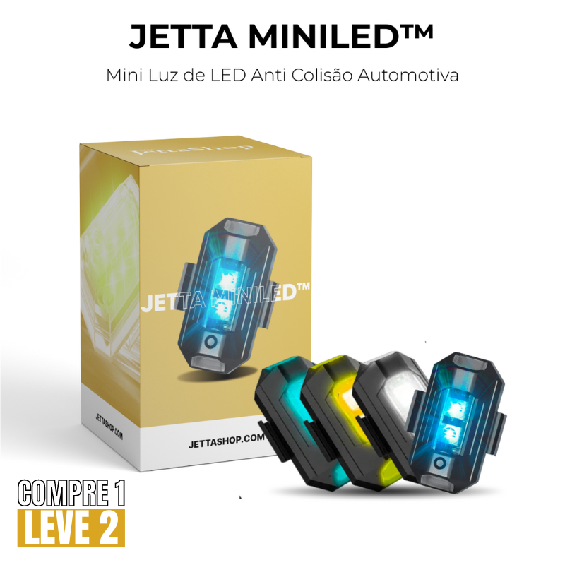 (COMPRE 1 LEVE 2) Mini Luz de LED Anti Colisão Automotiva - Jetta MiniLed™ [LIQUIDA NATAL]