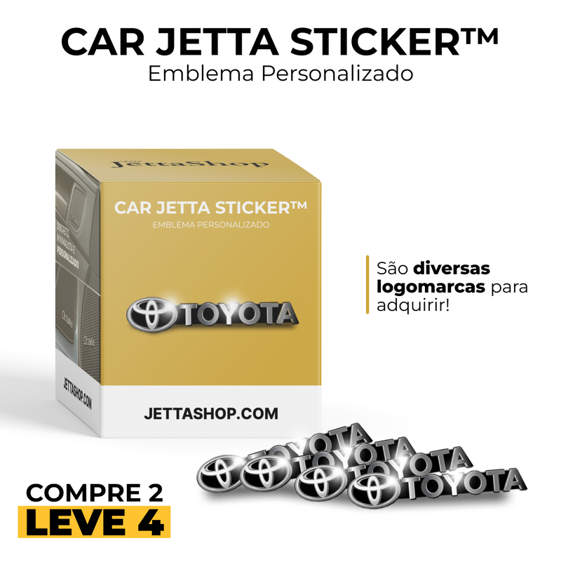Adesivo Para Carros Personalizado - CarJettaSticker™ [PAGUE 2 LEVE 4🔥]