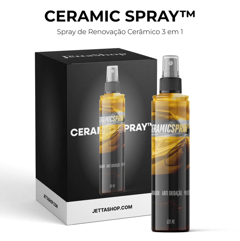 Spray de Renovação Cerâmico 3 em 1 - Jetta CeramicSpray™ [ESTOQUE LIMITADO]