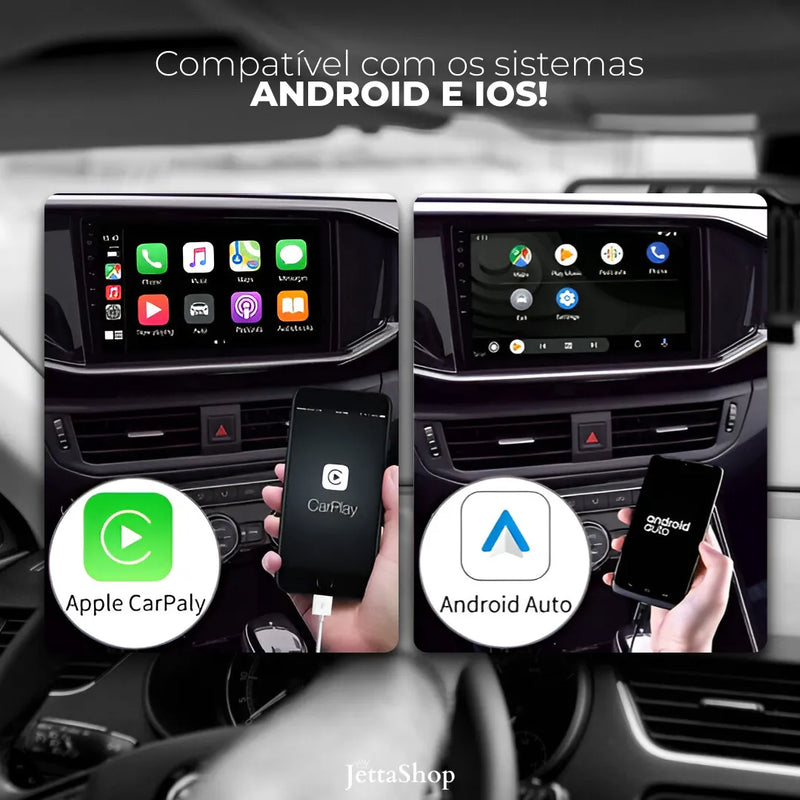 Adaptador Sem fio CarPlay/Android Auto para Multimídia Universal - DriveJetta Ultra™