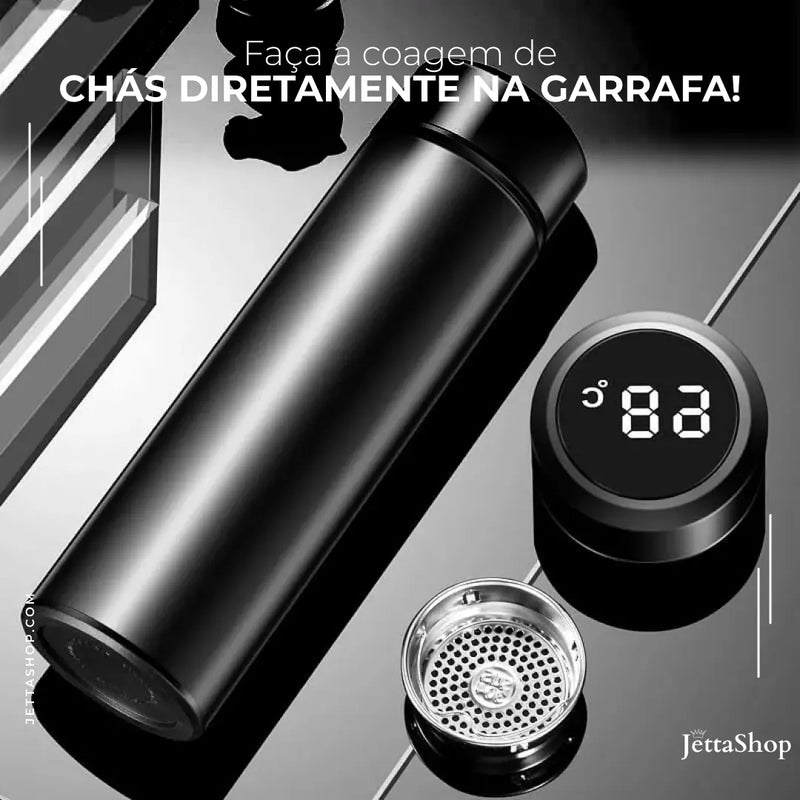 BottleJetta™ - Garrafa Térmica Inteligente de 500 ml Personalizada [ÚLTIMAS UNIDADES]