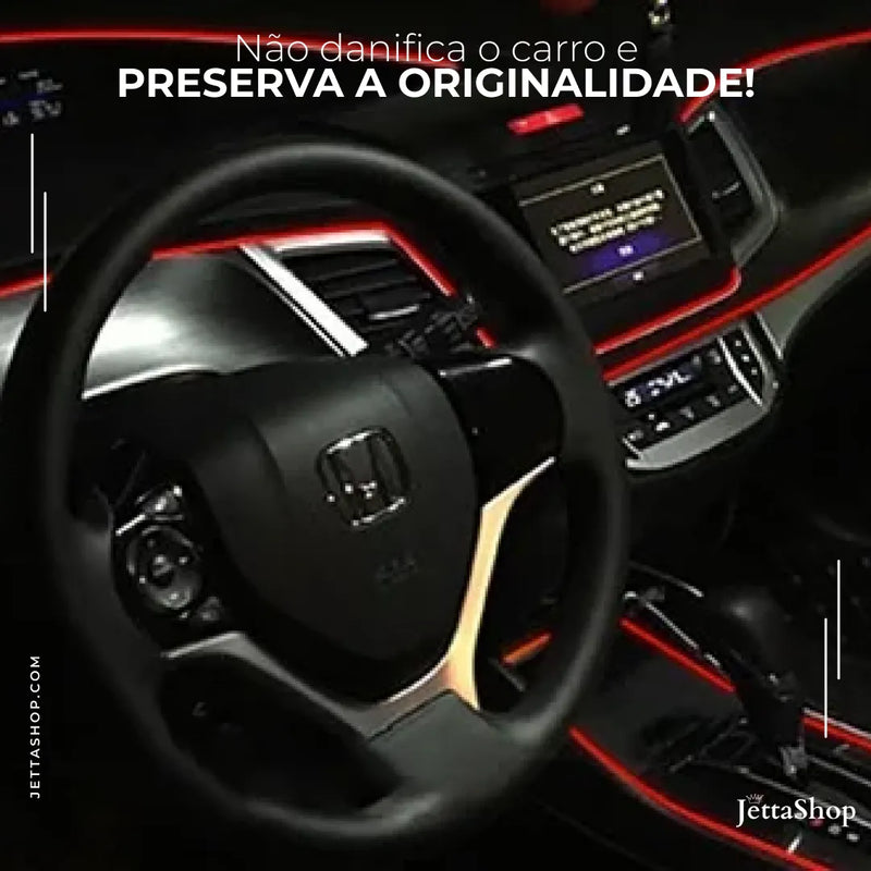 Fita de Led Universal para Interior Automotivo - Jetta LedPro™ [ESTOQUE LIMITADO]