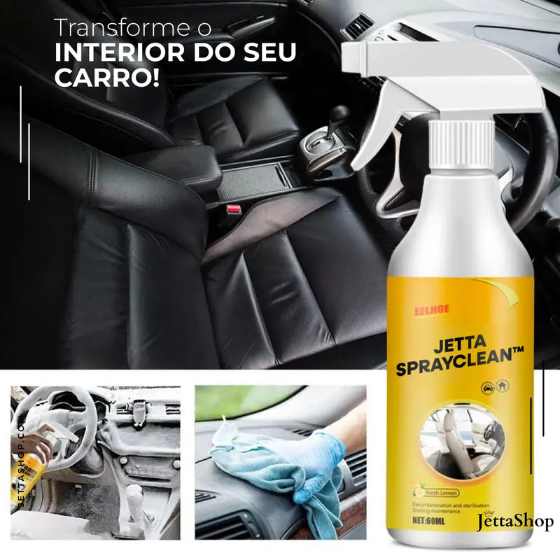 Spray de Espuma para Limpeza Automotiva - Jetta SprayClean™ [+ BRINDES EXCLUSIVOS]