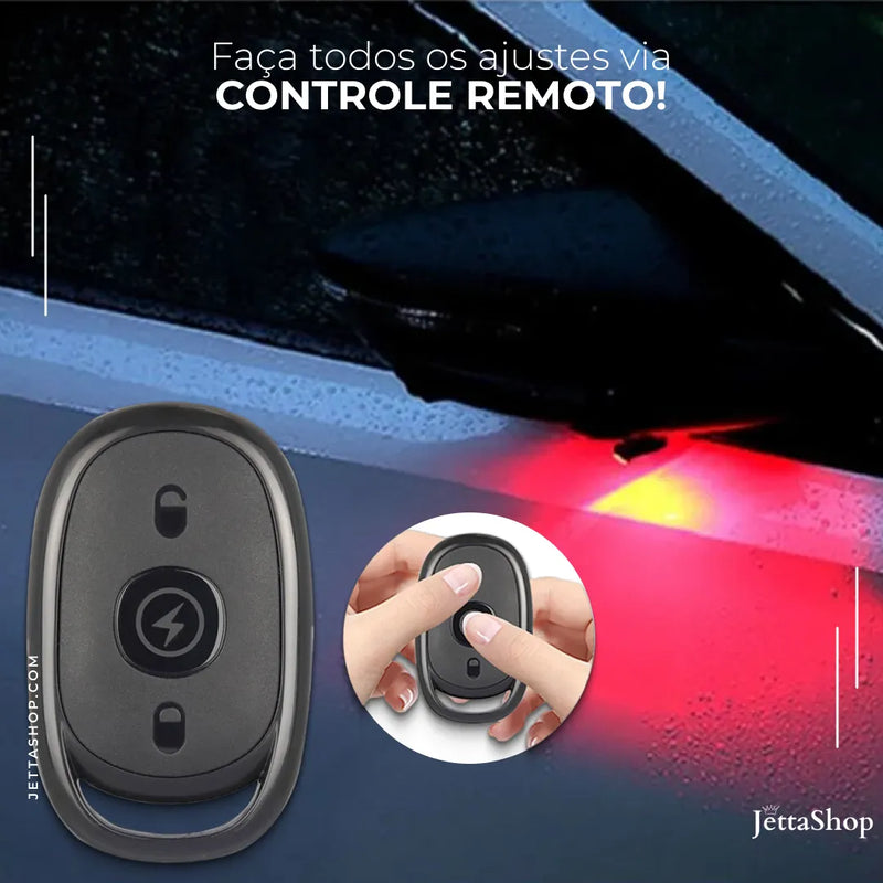 [COMPRE 1 LEVE 2] Mini Luz de LED Anti Colisão Automotiva com Controle Remoto - Jetta MiniLed 2.0™