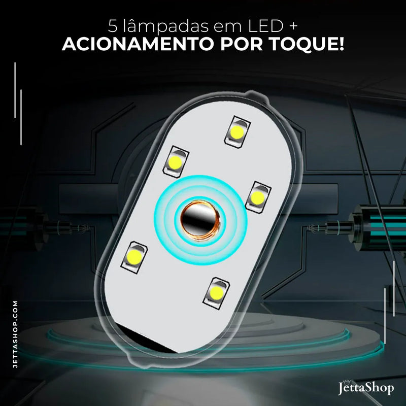 Mini Luz Touch de LED para Interior Automotivo - Jetta TouchLed™ [PAGUE 1 LEVE 2]
