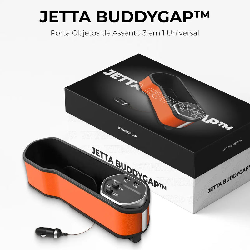 Jetta BuddyGap™ - Porta Objetos de Assento 3 em 1 Universal [PROMOÇÃO EXCLUSIVA]