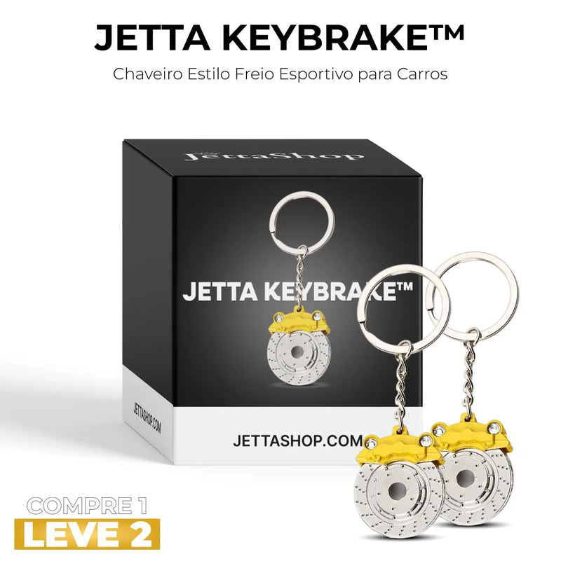 [PAGUE 1 LEVE 2] Chaveiro Estilo Freio Esportivo para Carros - Jetta KeyBrake™