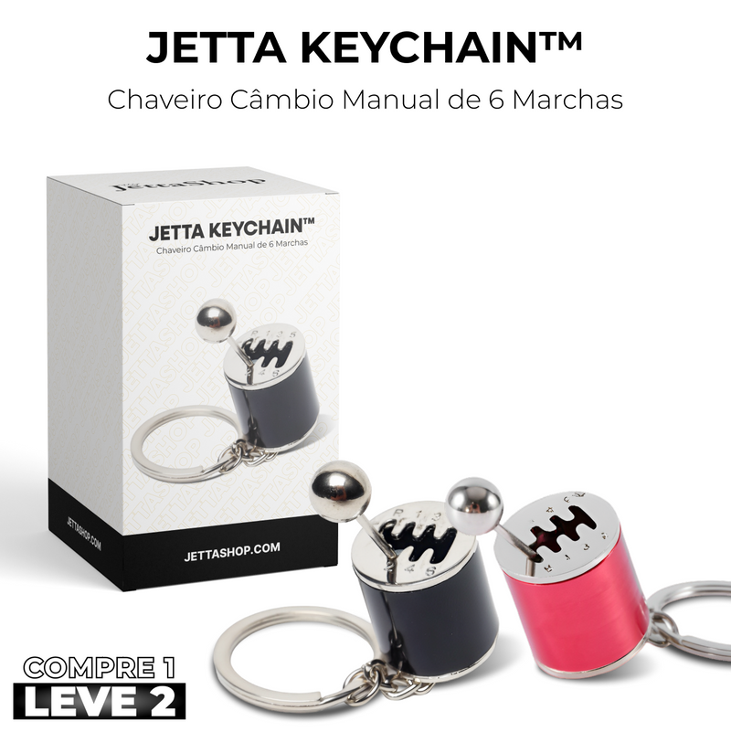 (PAGUE 1 LEVE 2) Chaveiro Câmbio Manual de 6 Marchas - Jetta KeyChain™
