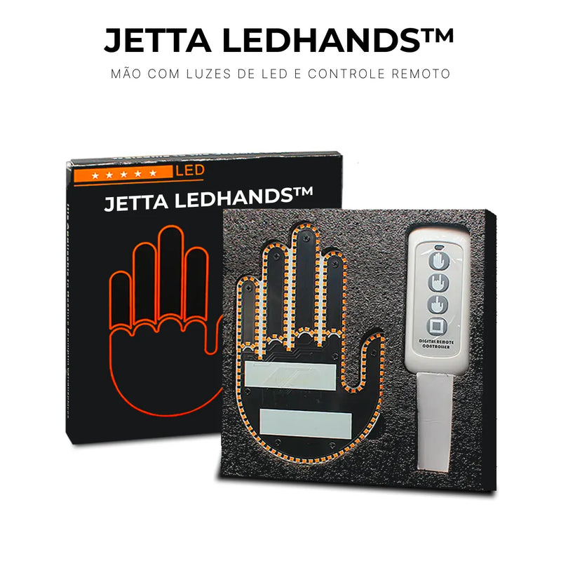 Jetta LedHands™ - Mão com luzes de LED e controle remoto [ESTOQUE LIMITADO]