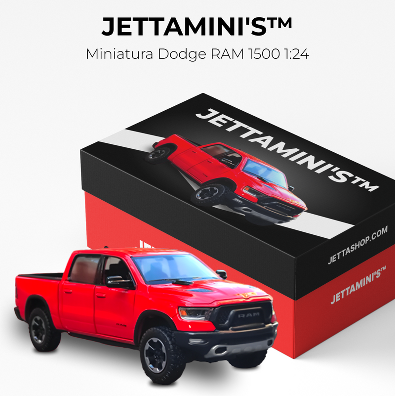 JettaMini's™ - Miniatura Dodge RAM 1500 1:24 [ÚLTIMAS UNIDADES🔥]
