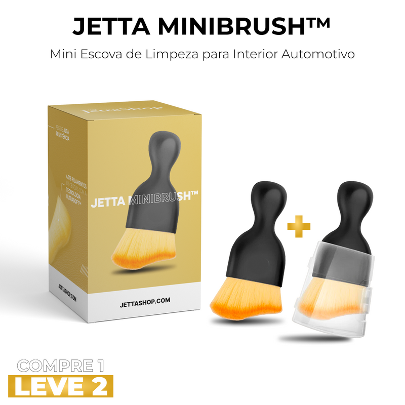 (PAGUE 1 LEVE 2) Mini Escova de Limpeza para Interior Automotivo - Jetta MiniBrush™
