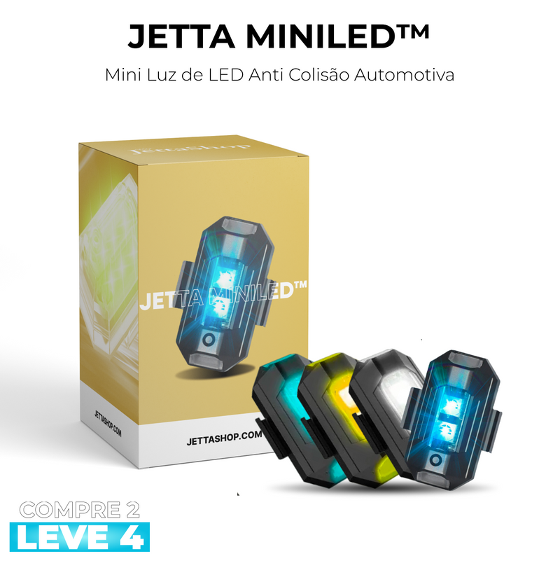 [COMPRE 2 LEVE 4] Mini Luz de LED Anti Colisão Automotiva - Jetta MiniLed™