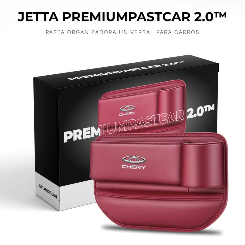 Jetta PremiumPastCar 2.0™ - Pasta Organizadora Universal para Carros - PERSONALIZADA COM A MARCA DO SEU CARRO🔥
