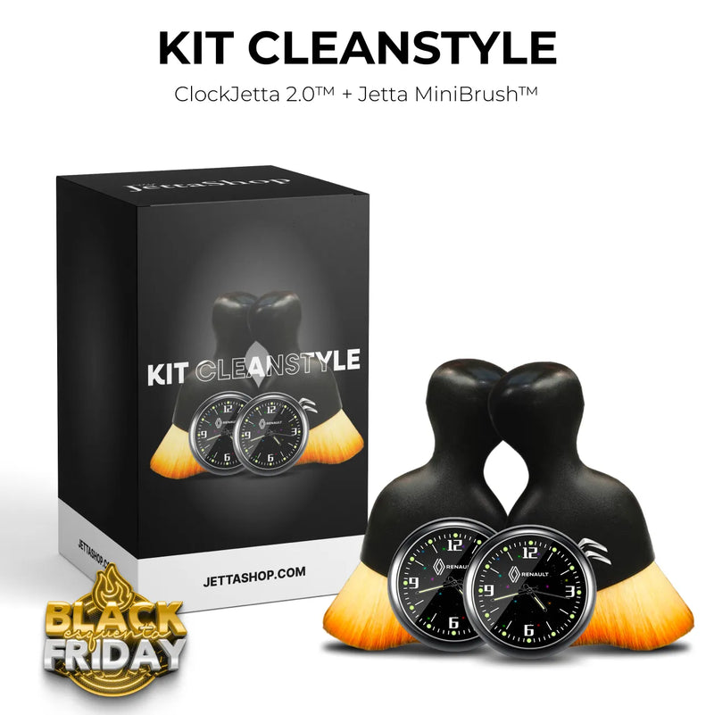 Kit CleanStyle - ClockJetta 2.0™ + Jetta MiniBrush™ [ESPECIAL PRÉ BLACK FRIDAY]