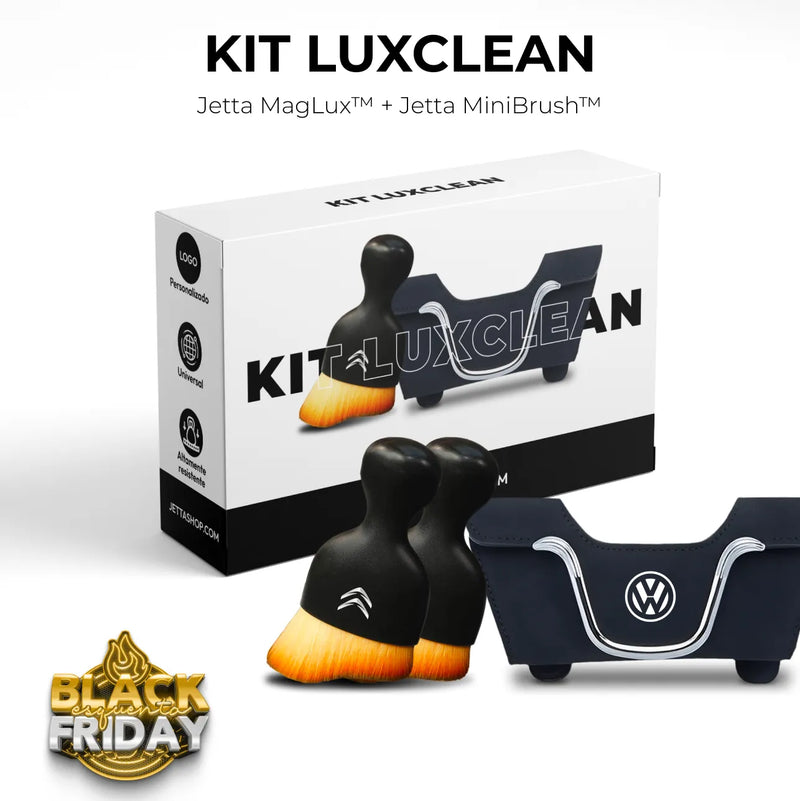 Kit LuxClean - Jetta MagLux™ + Jetta MiniBrush™ [ESPECIAL PRÉ BLACK FRIDAY]