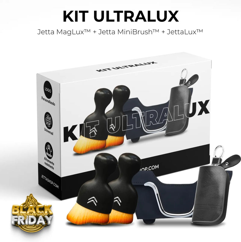 Kit UltraLux - Jetta MagLux™ + Jetta MiniBrush™ + JettaLux™ [ESPECIAL PRÉ BLACK FRIDAY]