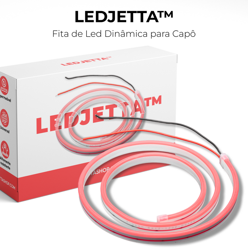 LedJetta™ - Fita de Led Dinâmica para Capô [BRINDE EXCLUSIVO PARA OS 50 PRIMEIROS]