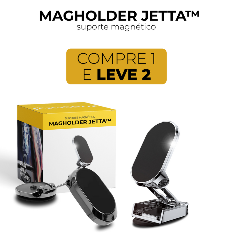 Suporte magnético para celular automotivo - Magholder Jetta™ - PAGUE 1 LEVE 2 + Frete Grátis