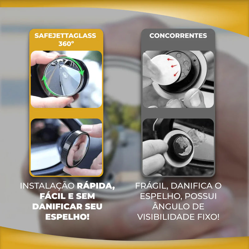 (COMPRE 1 E LEVE 2) - Safe Jetta Glass 360º™ [LIQUIDA NATAL]