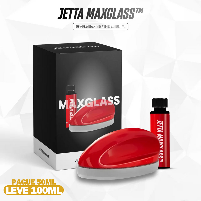 Jetta MaxGlass™ - Impermeabilizante de Vidros Automotivo [Pague 50ml e Leve o DOBRO]