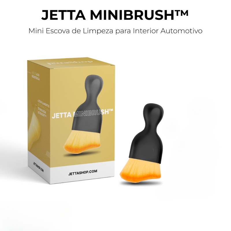 Mini Escova de Limpeza para Interior Automotivo - Jetta MiniBrush™ [ESTOQUE LIMITADO]