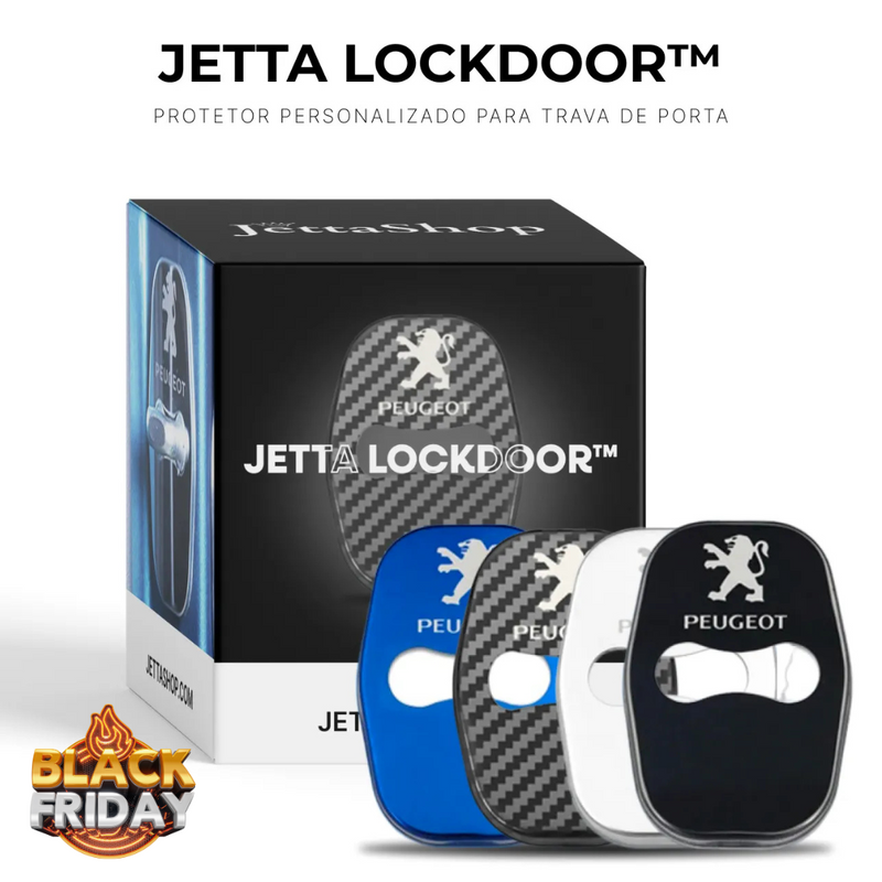 (PAGUE 2 LEVE 4) Protetor Personalizado para Trava de Porta - Jetta LockDoor™ [ESPECIAL BLACK FRIDAY]