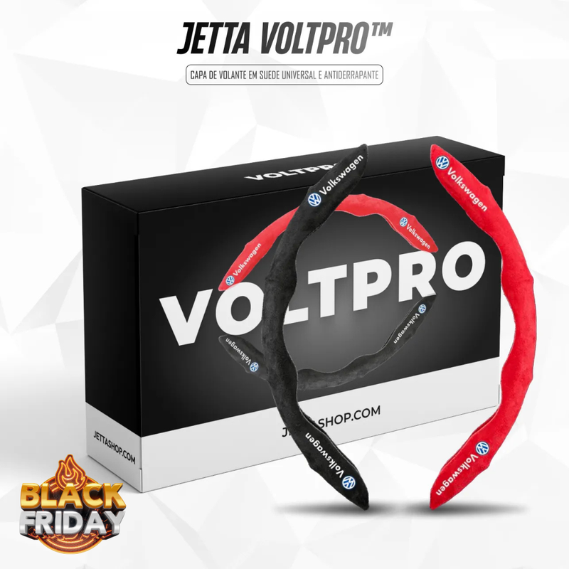 Capa de Volante em Suede Universal e Antiderrapante - Jetta VoltPro™ [ESPECIAL BLACK FRIDAY]