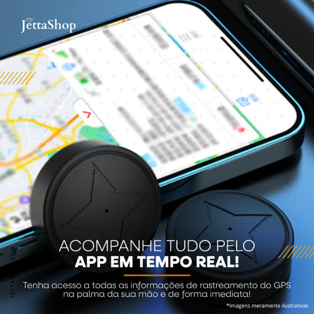 [PAGUE 1 LEVE 2] Mini Rastreador GPS - TrackJetta™