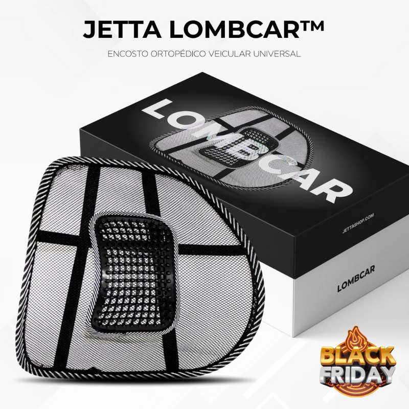 Encosto Ortopédico Veicular Universal - JettaLombCar™️ [ESPECIAL BLACK FRIDAY]