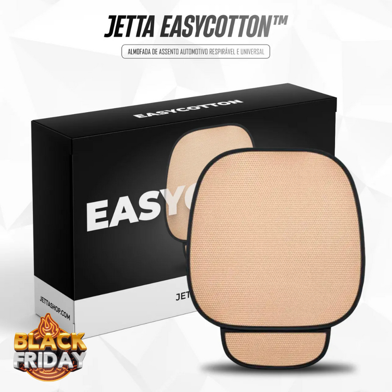 Almofada de Assento Automotivo Respirável e Universal - Jetta EasyCotton™ [ESPECIAL BLACK FRIDAY]