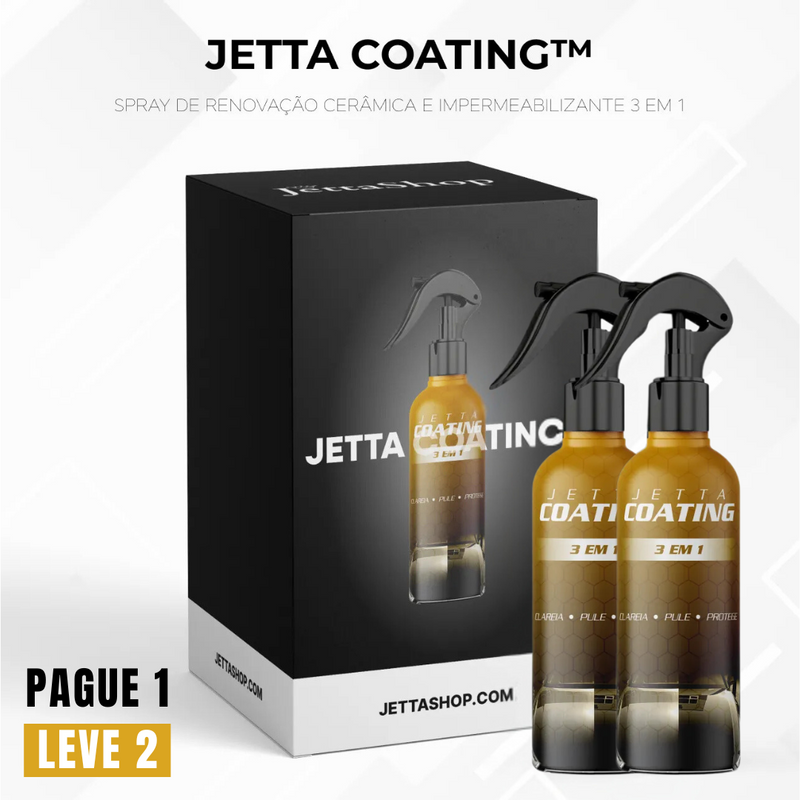 Spray de Renovação Cerâmica e Impermeabilizante 3 em 1 - Jetta Coating™ [PAGUE 1 LEVE 2]