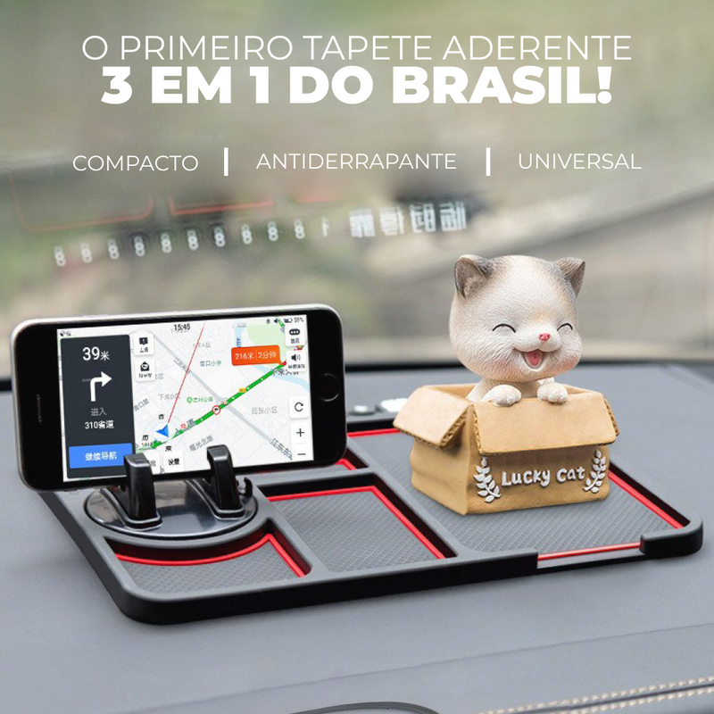 Tapete de Painel Automotivo Antiderrapante - MatJetta 3 em 1™ [PROMOÇÃO IMPERDÍVEL]