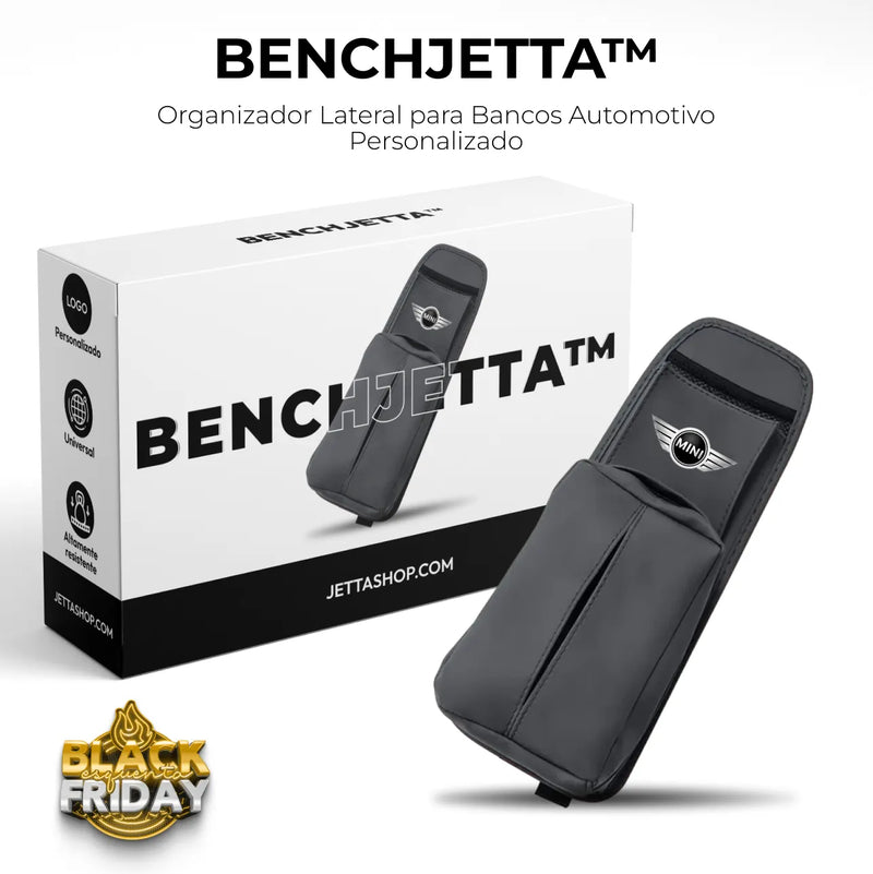 Organizador Lateral para Bancos Automotivo Personalizado - BenchJetta™ [PROMOÇÃO LIMITADA ATÉ HOJE 23:59]