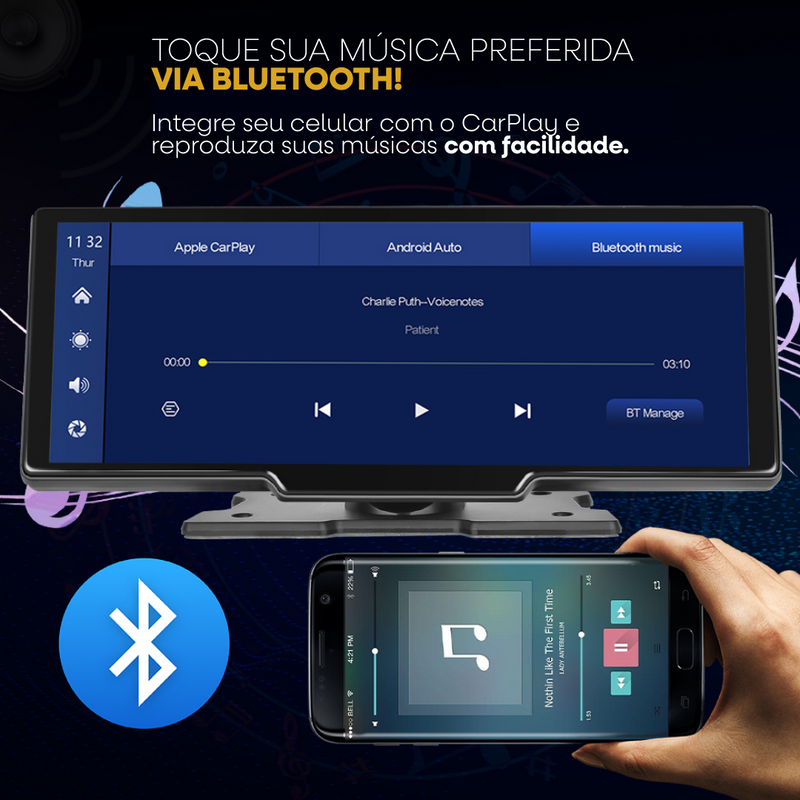Multimídia Automotiva CarPlay/Android Auto - JettaCarPlay™ [PROMOÇÃO IMPERDÍVEL]