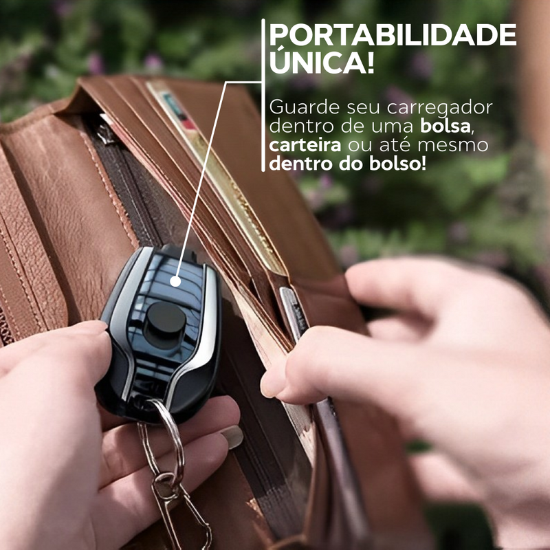 Key Battery™ - Mini Carregador Portátil  - PAGUE 1 E LEVE 2