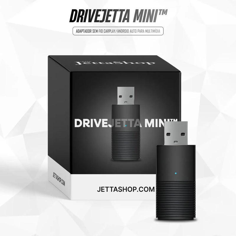 Adaptador Sem fio CarPlay/Android Auto para Multimídia - DriveJetta Mini™ [GRUPO VIP BLACK FRIDAY]