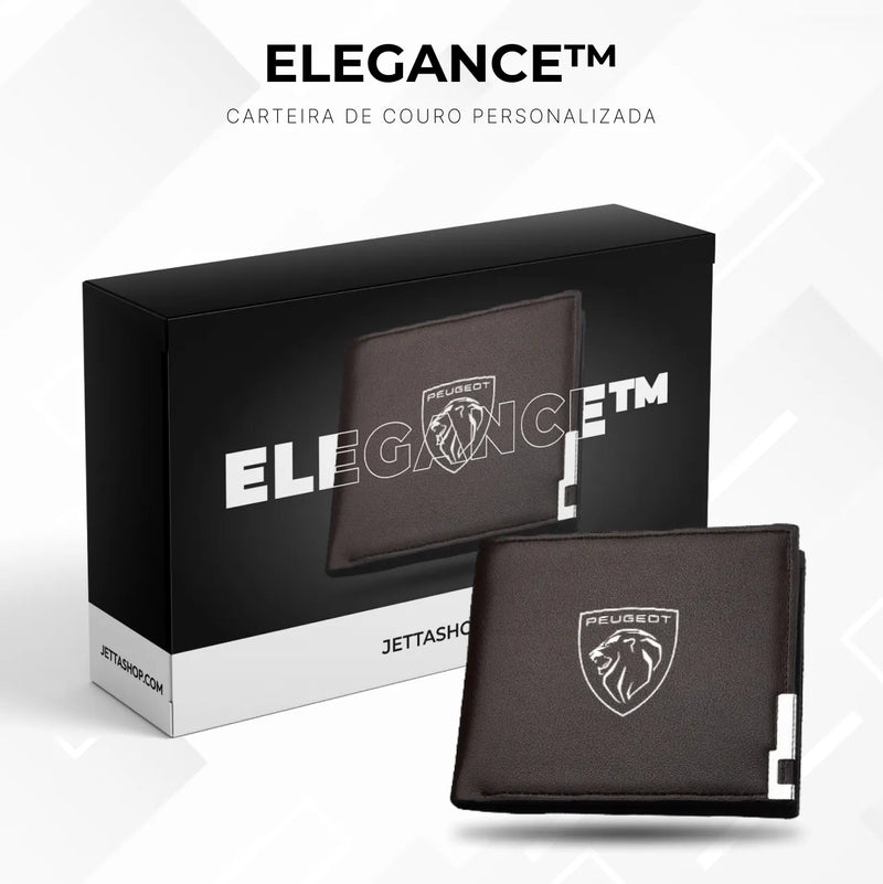 Carteira de Couro Personalizada - Elegance™ [ESTOQUE LIMITADO]