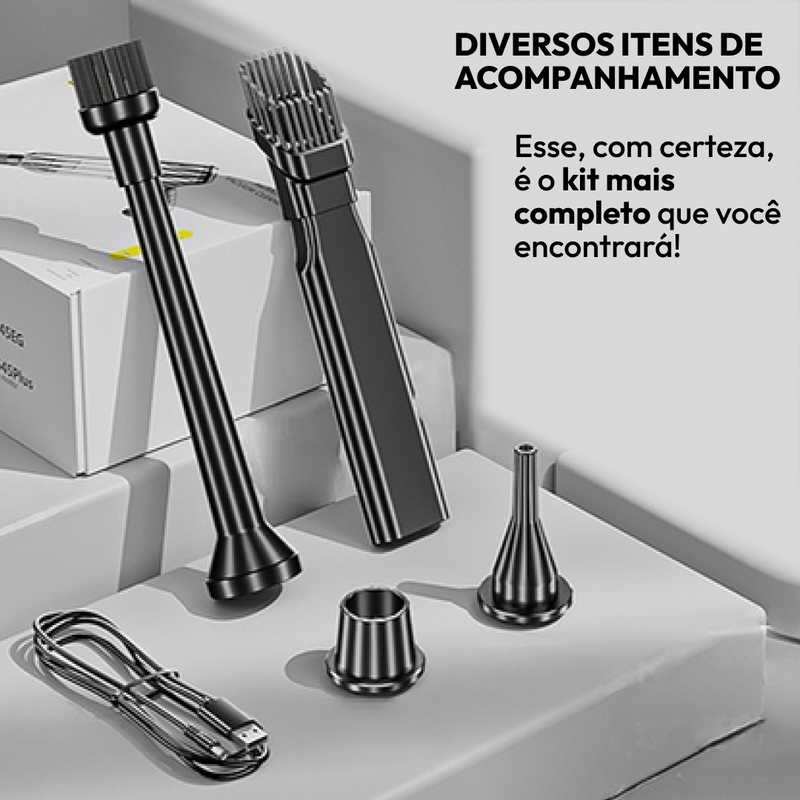 Aspirador Portátil MaxJetta™️ + 4 ACESSÓRIOS EXCLUSIVOS [ESPECIAL BLACK FRIDAY]