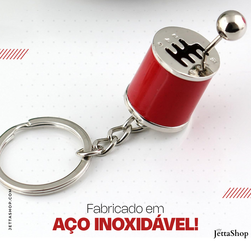 (PAGUE 1 LEVE 2) Chaveiro Câmbio Manual de 6 Marchas - Jetta KeyChain™