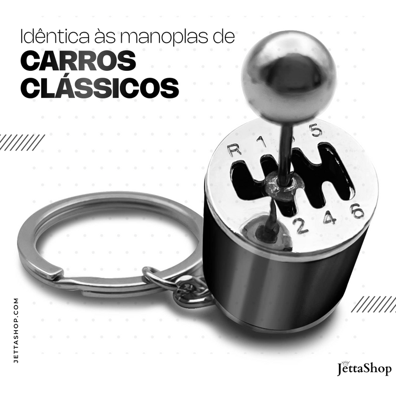 (PAGUE 1 LEVE 2) Chaveiro Câmbio Manual de 6 Marchas - Jetta KeyChain™