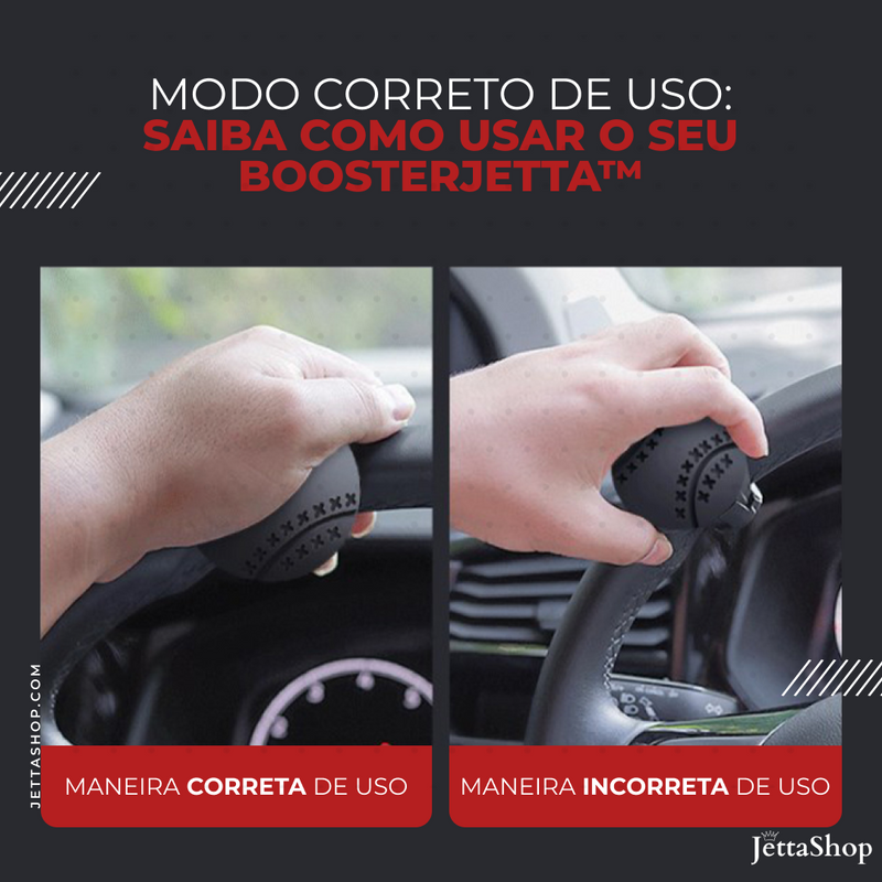 Bola Auxiliadora para Volante Automotivo - BoosterJetta™