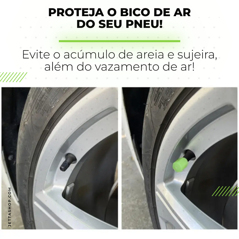 Tampa Fluorescente para Bico de Pneus - JettaLuminous™ - [PROMOÇÃO LIMITADA ATÉ HOJE 23:59]