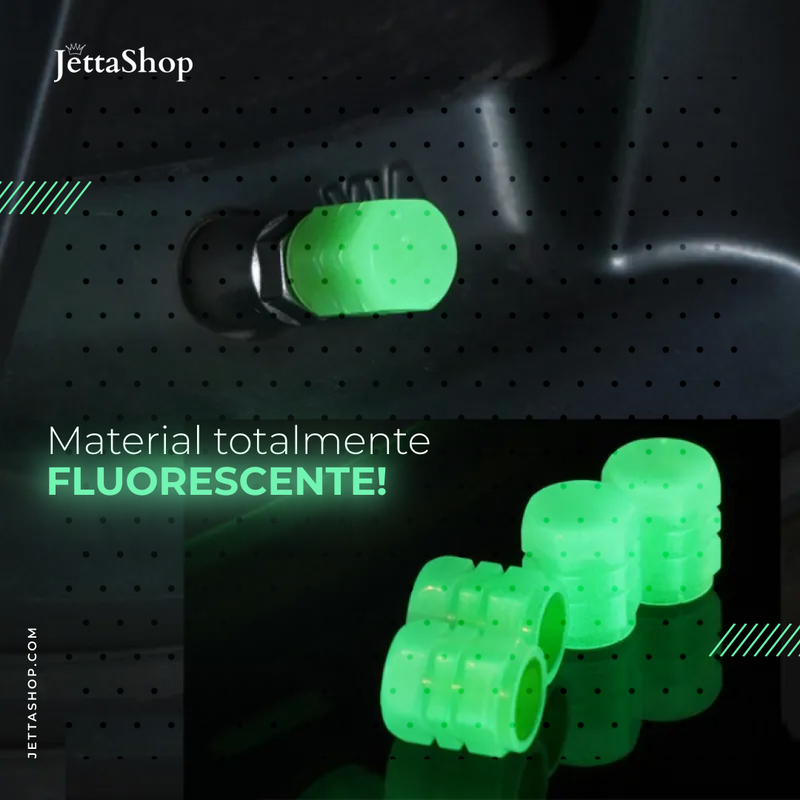 Tampa Fluorescente para Bico de Pneus - JettaLuminous™ - [PROMOÇÃO LIMITADA ATÉ HOJE 23:59]