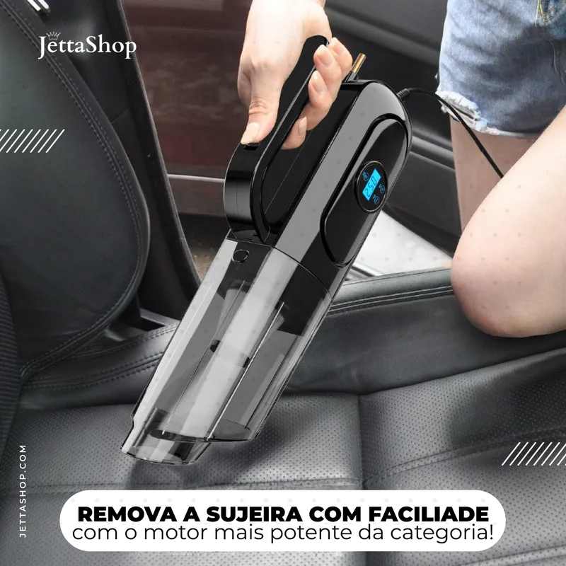 Aspirador e Compressor de Ar Portátil 3 em 1 - PowerJetta™ [BRINDE EXCLUSIVO]