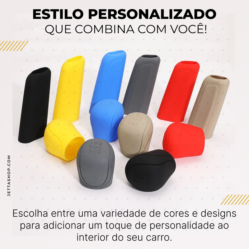 Capa Universal de Silicone para Câmbio e Freio de Mão - Jetta CoverSilicon™ [LIQUIDA NATAL]