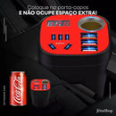 Inversor de Potência para Acendedor de Cigarro Automotivo Multiuso - Jetta CupCharge™ [PROMOÇÃO LIMITADA]