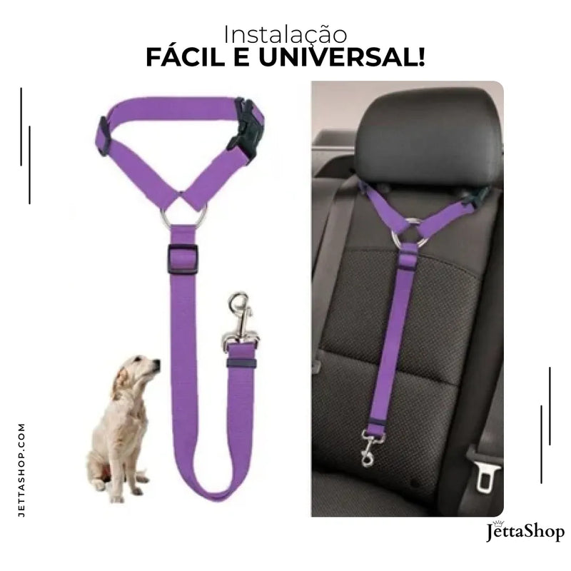 Coleira Pet de Segurança Ajustável para Carros - Jetta PetSafe™ [PROMOÇÃO LIMITADA]