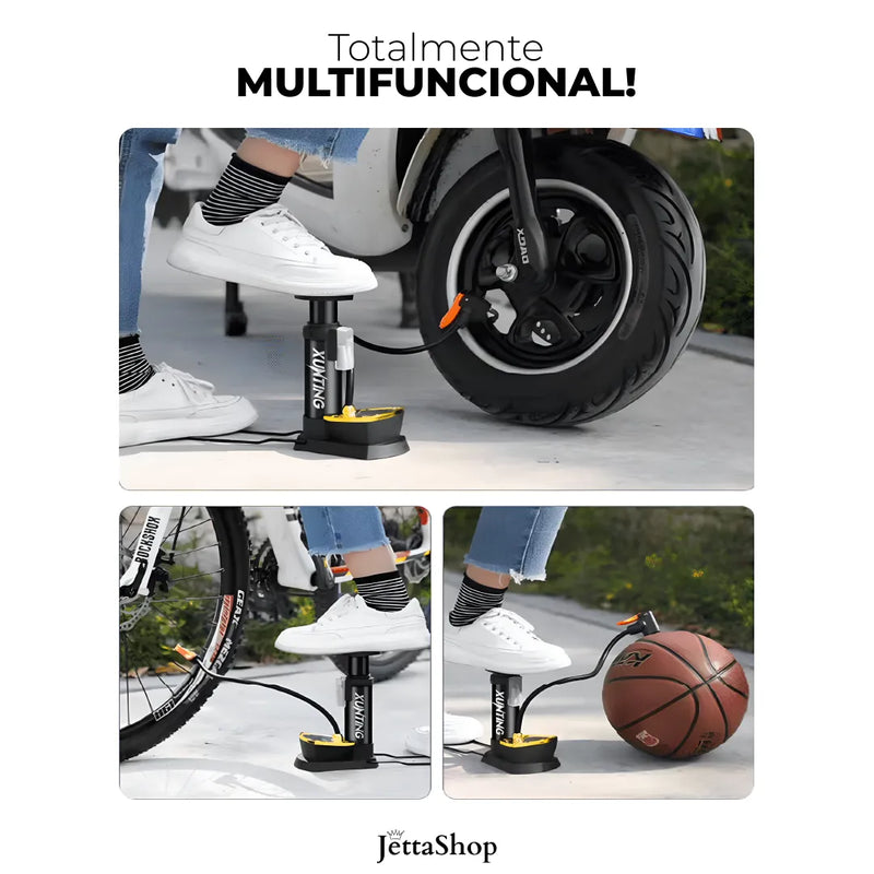 Bomba Manual para Encher Pneus Multiuso - Jetta InflaMax™ [PROMOÇÃO LIMITADA]