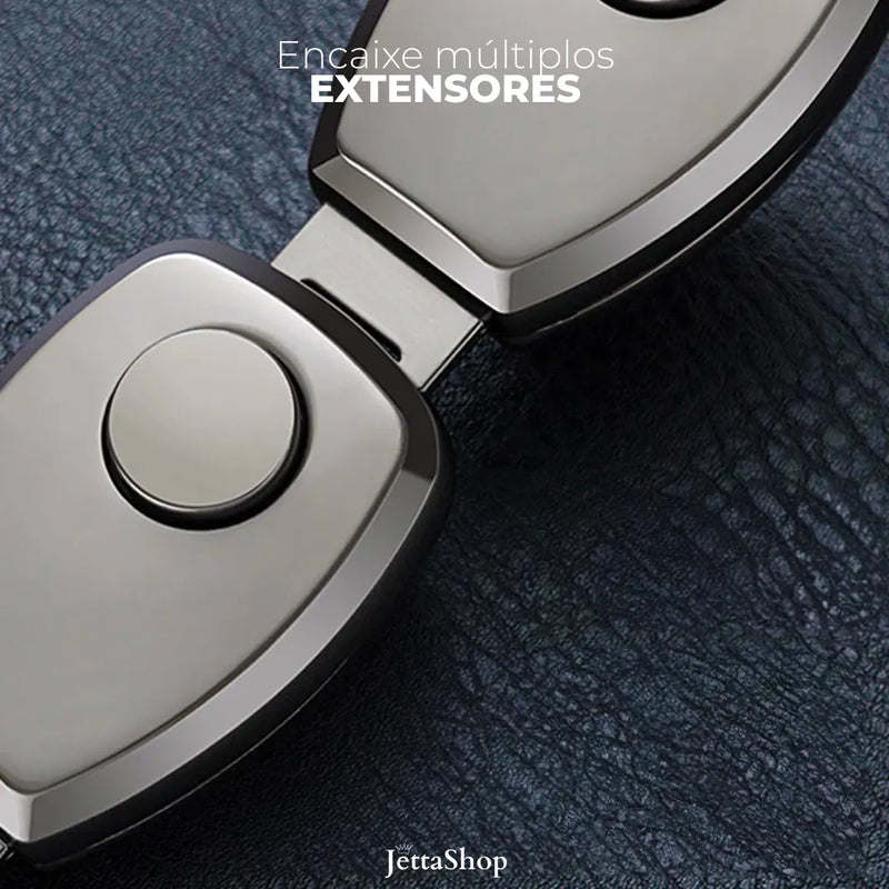 Extensor de Cinto de Segurança em Couro Personalizado - Jetta MaxBelt™